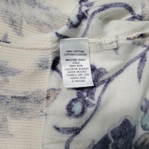 Loft Floral Print Cotton Ladies Top - Picture 6 of 6